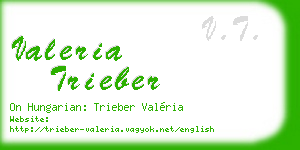 valeria trieber business card